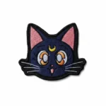 Parche Bordado Luna – Sailor Moon (8,5 x 7,5 cm)