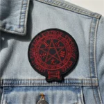 Parche Bordado Sello de Alucard – Hellsing (8 x 8,5 cm) - Imagen 2